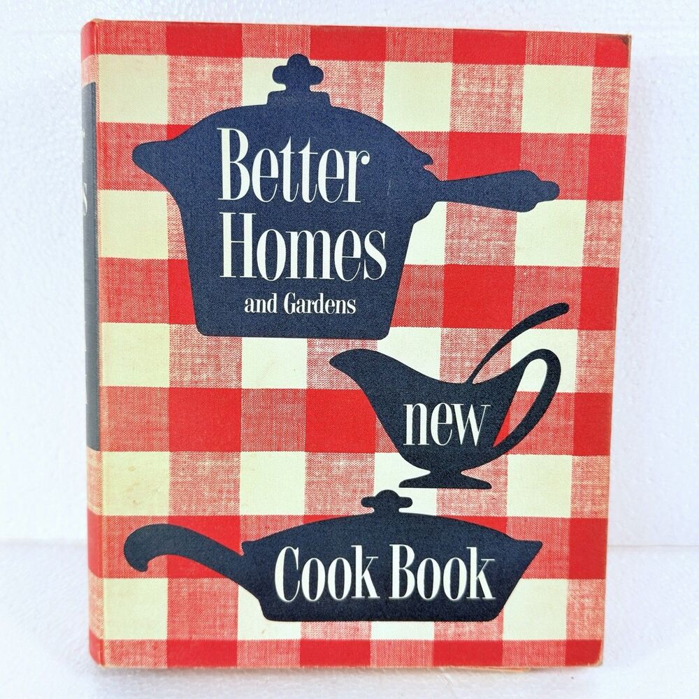 Vintage Better Homes And Gardens New Cook Book Hard Cover Binder 1953 W/ Extras
